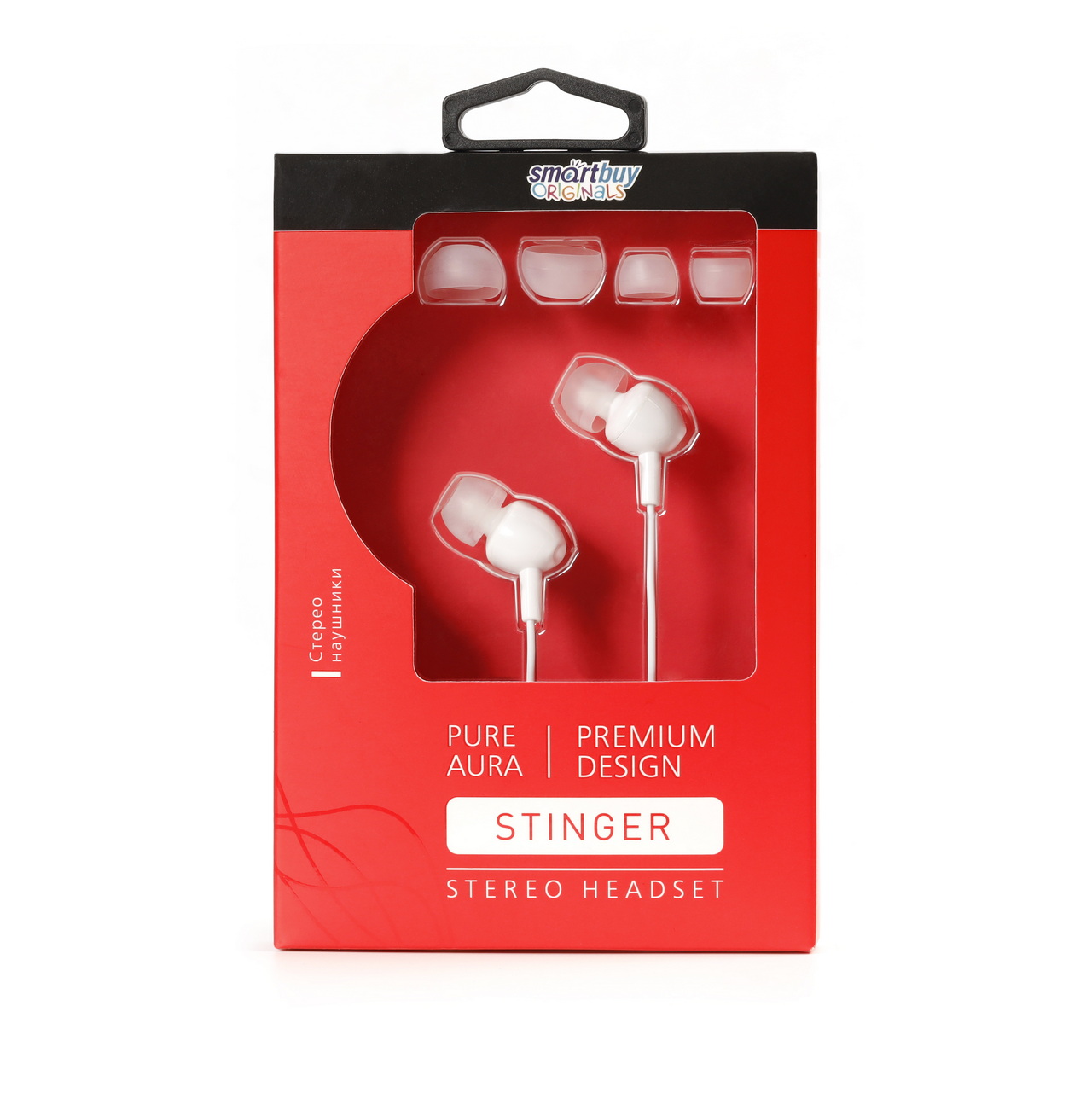 Smartbuy Внутриканальные наушники STINGER белые