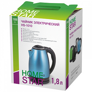 Homestar Чайник HS-1010 (1.8л) стальной — изображение 2