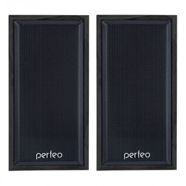 Perfeo Колонки CABINET 2.0, мощность 2х3 Вт (RMS), USB черное дерево