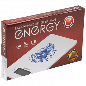 Energy Весы кухонные EN-423 Гжель — изображение 2