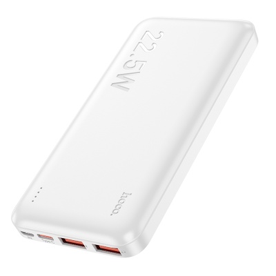 HOCO Внешний аккумулятор (Power bank) J101 3А 10000 мА⋅ч белый — изображение 2