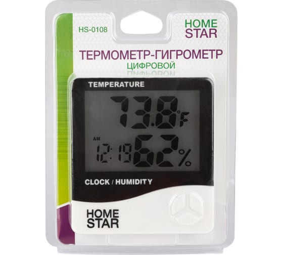 Homestar Цифровой термометр-гигрометр HS-0108 — изображение 2