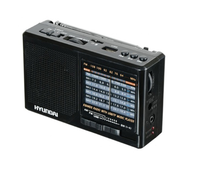 Hyundai Радиоприемник H-PRS140 черный