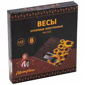 МАТРЕНА Весы кухонные МА-033 7кг, Перцы — изображение 2
