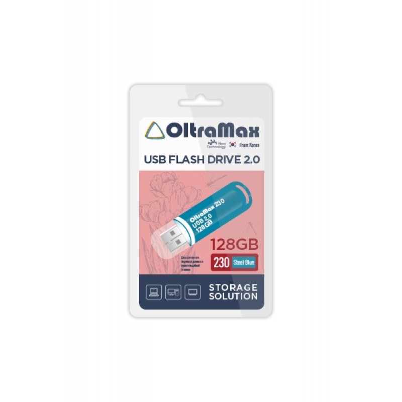 OltraMax Флэш-карта 128GB USB 2.0 230 синий