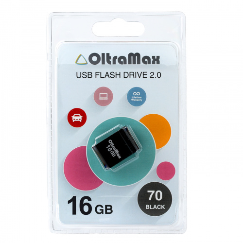 OltraMax Флэш-карта 16GB USB 2.0 70 черный