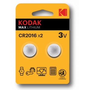 Kodak Элемент питания литиевый CR2016 BL2 30/уп