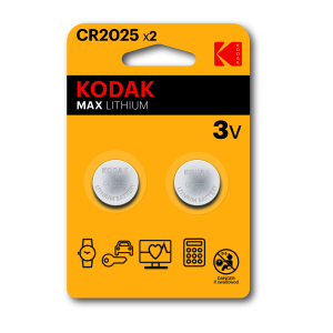Kodak Элемент питания литиевый CR2025 BL2 30/уп