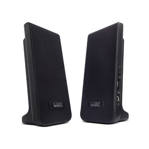 CBR Колонки CMS 295 2х1Вт 2,0 USB черные — изображение 2