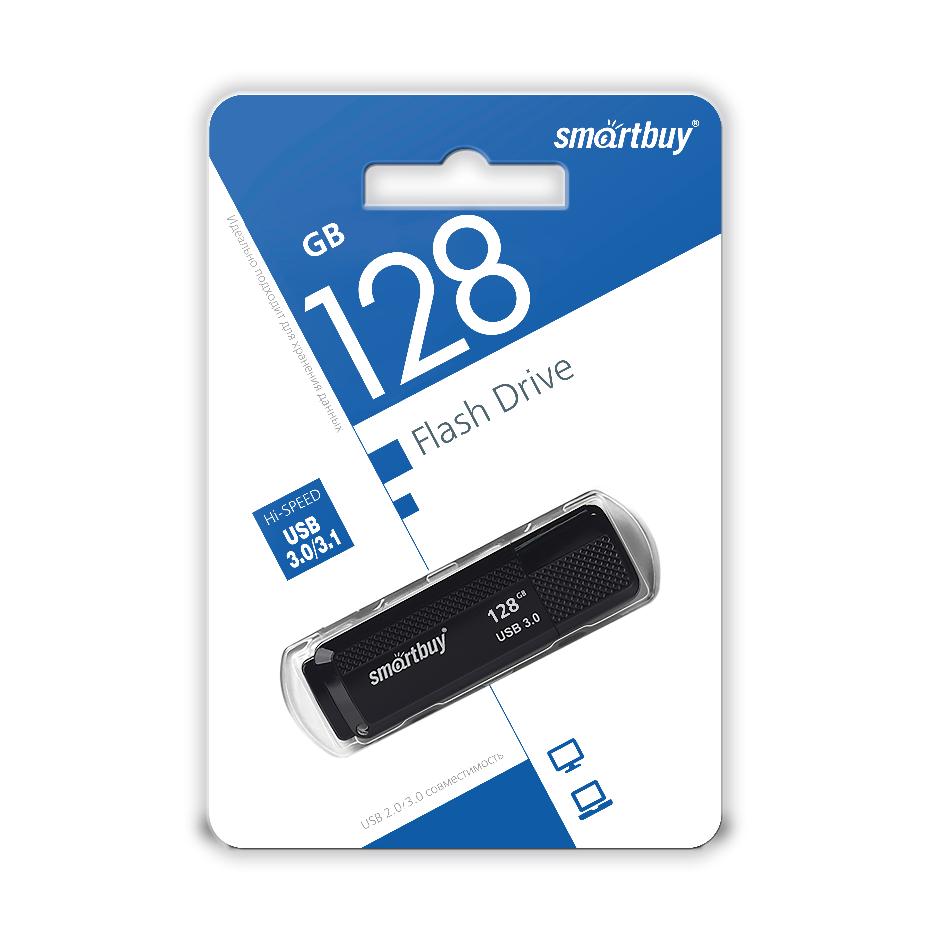 SMARTBUY Флэш-карта 128GB USB 3.0 DOCK BLACK