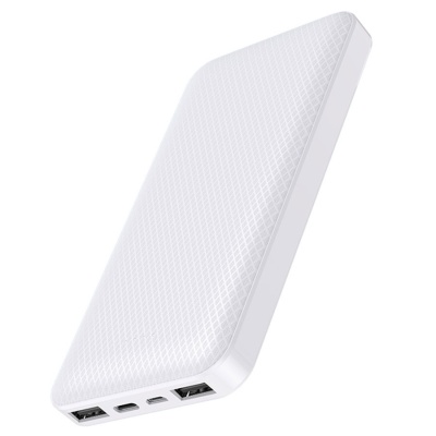 BOROFONE Внешний аккумулятор (Power bank) BJ3 10000 мА⋅ч с индикатором белый — изображение 2