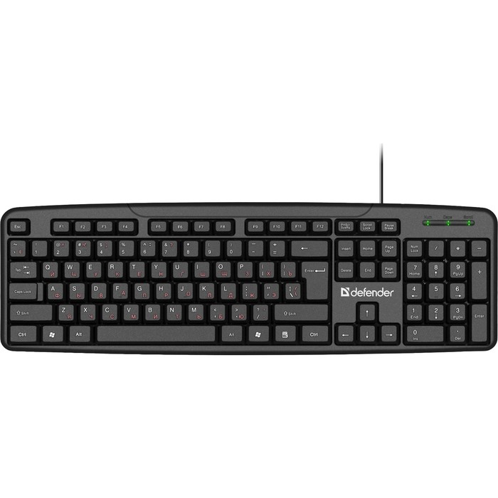 Defender Клавиатура проводная Astra HB-588 USB черная — изображение 2