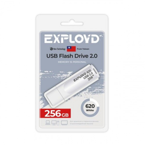 Exployd Флэш-карта 256GB USB 2.0 620 белый