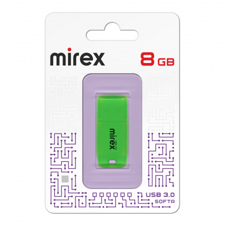 MIREX Флэш-карта 8GB USB 3.0 Softa Green