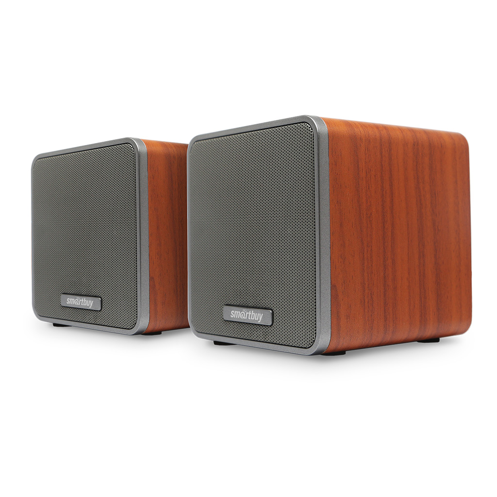 Smartbuy Акустическая система Cubes 2.0 6Вт SBA-4700 коричневая