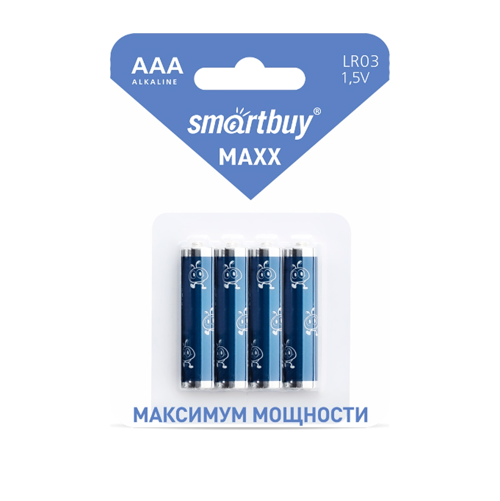 Smartbuy Элемент питания Maxx LR03 BL4 48/уп 480/кор