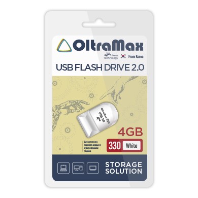 OltraMax Флэш-карта 16GB USB 2.0 330 белый