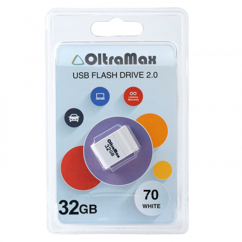 OltraMax Флэш-карта 32GB USB 2.0 70 белый