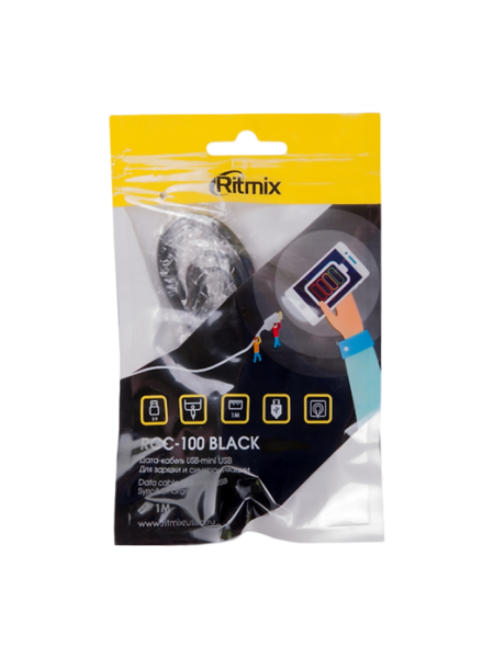 Ritmix Кабель RCC-100 USB - MiniUSB 1м
