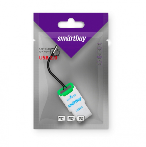 SmartBuy Картридер SBR-707-G зеленый