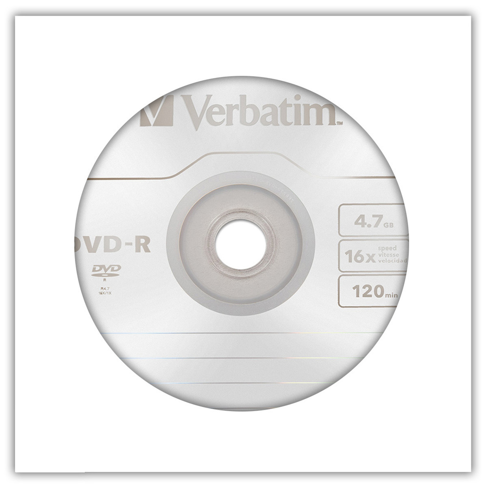 DVD-R Verbatim 4.7Gb 16x в конверте