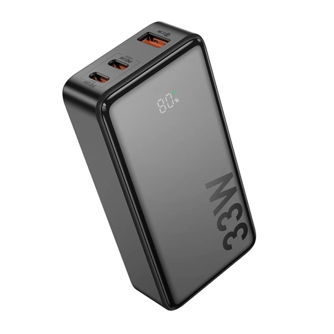 Hoco Внешний аккумулятор (Power bank) Q27 10000 мА⋅ч PD33Вт 3A черный — изображение 2