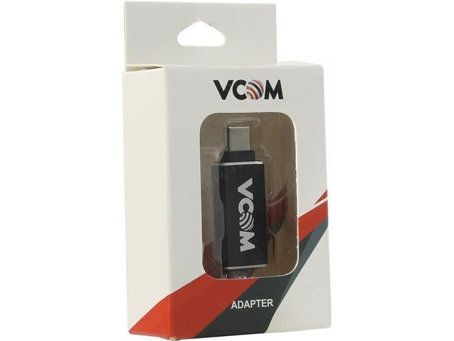 VCOM Переходник CA431M USB 3.0 (f) - Type-C (m) металл. корпус