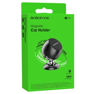 BOROFONE Автодержатель магнит с креплением на панель BH41
