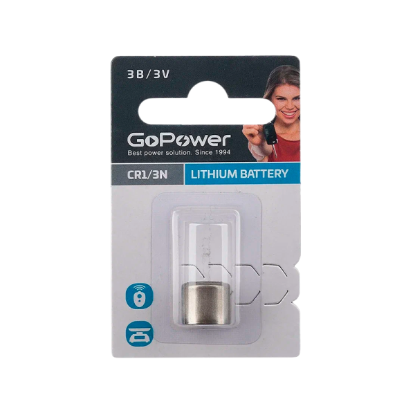 Go Power Элемент питания CR1/3N 3V BL1 20/уп
